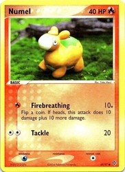 Numel 69/97 EX Dragon Common Pokemon Card