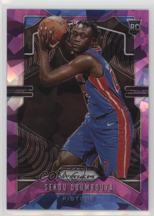 2019-20 Panini Prizm Rookie Purple Ice Prizm 131/149 Sekou Doumbouya #261 1f8v