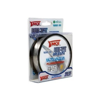 Akashi Fluorocarbon Schnur 50m 0,18mm 6kg Vorfachschnur Fluoro Carbon