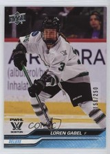 2024 Upper Deck PWHL 1st Edition Deluxe 158/250 Loren Gabel #30 0nr3