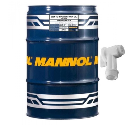 208 Liter MANNOL TO-4 Powertrain Oil SAE 10W Motoröl inkl. Auslaufhahn