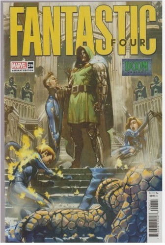 FANTASTIC FOUR #26 MARVEL COMIC 2024 VARIANT BEN HARVEY NM