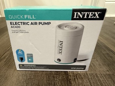 Intex Quick-Fill AC400 Electric Air Pump 400L/min Inflator Deflator with Box