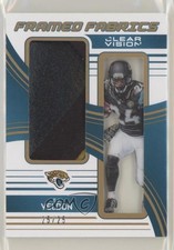2016 Panini Clear Vision Framed Fabrics Prime 25/25 TJ Yeldon #34 1h1