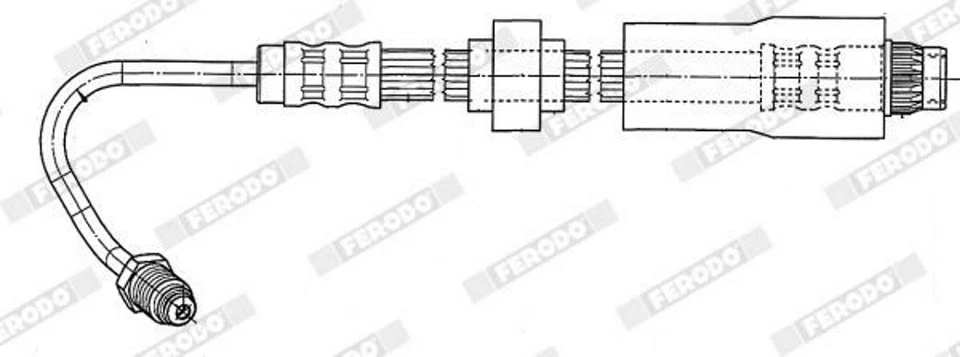 FERODO FHY3012 Tubo freno per RENAULT KANGOO (KC0/1) KANGOO Express (FC0/1) - Immagine 2 di 4