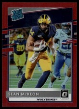 2020 Panini Chronicles Draft #16 Sean McKeon Donruss Optic Rated Rookies Red