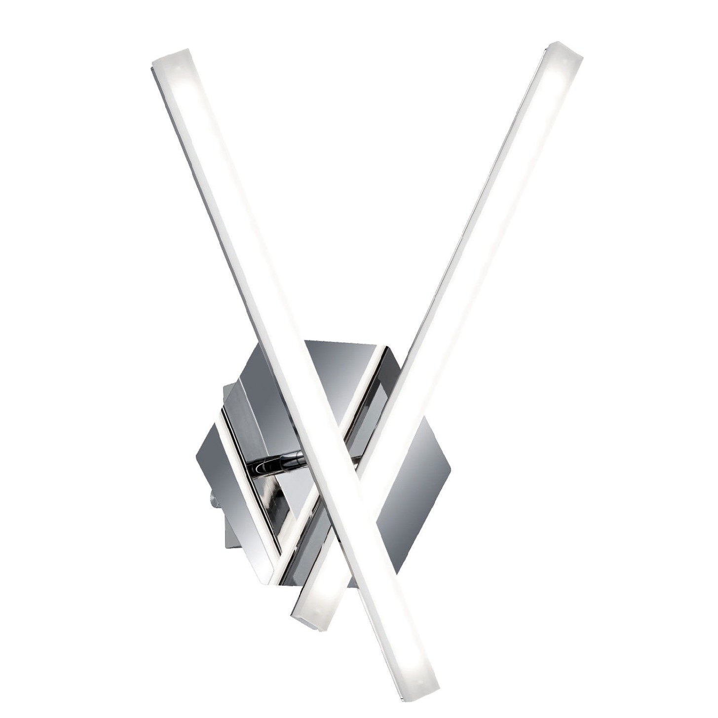 LUCIO CHROM LED Wall Light Sconce 5W WW 3000K 1000LM IP20