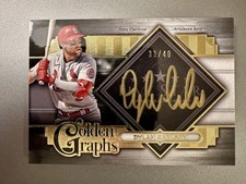 2022 Topps Five Star Dylan Carlson 33/40 Golden Graphs Auto On Card #GG-DC