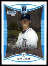 Jeff Gerbe 2008 Bowman Chrome #BCP146 Tigers MLB READ FREE SHIPPING AutographDen