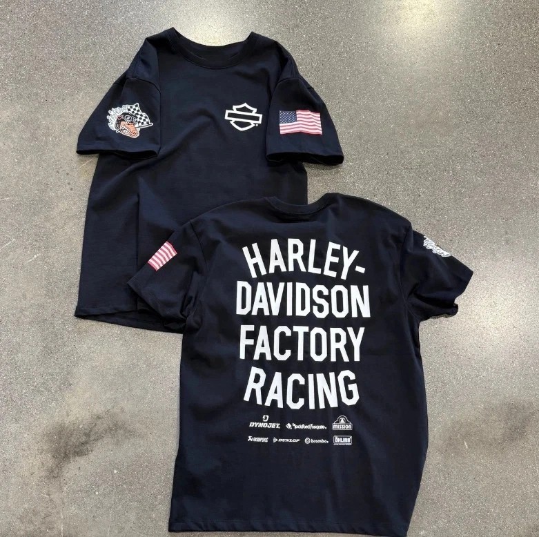 Harley Davidson Factory Racing T-Shirt Black