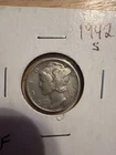 SilverDime Lot 1912 Barber +1920-S&1942-S Mercury 3-CoinCollection US 90% Silver