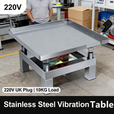 35x35cm Mini Concrete Vibration Table 220V Vibrating Platform UK Plug