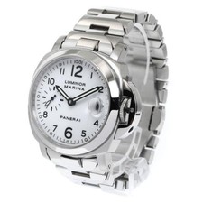 PANERAI LUMINOR MARINA PAM00049 40mm SS White Dial Automatic Date Small #C222