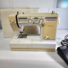 Janome Sewing Machine Model RX18S With Pedal Tested Works Needs Servicing