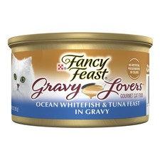 Purina Fancy Feast Gravy Lovers 3 Ounce (Pack of 24), Ocean Whitefish & Tuna 7.60 per gallon