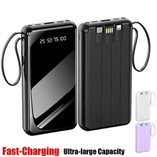 1000000mAh Power Bank External Battery Backup Fast Charger for Phone Portable US