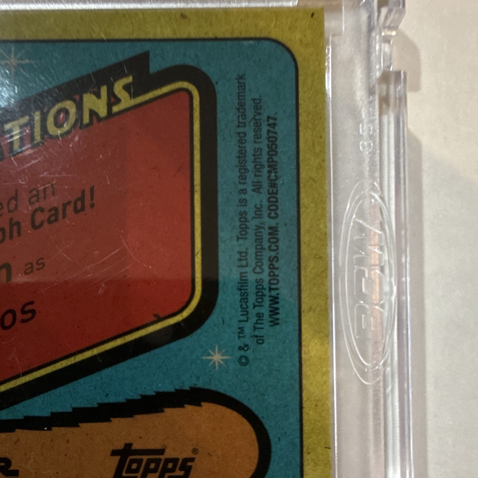 2017 Topps Star Wars Signature Series Autograph AV-SB Zeb Orrelios Steve Blum view 5