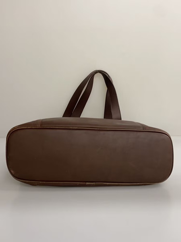 COACH Old Tote Bag Leather BRW 4155 Handle Damage Pre… - Gem