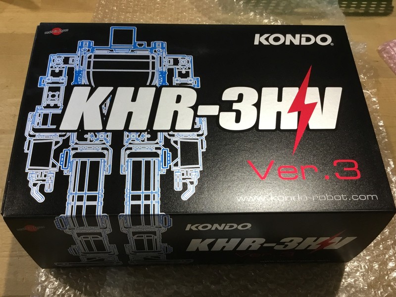 Kondo KHR-3HV Ver.3.1 Bipedal Humanoid Robot Kit LiFe Battery Set Made in Japan