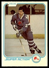 1981-82 O-Pee-Chee Hockey Jacques Richard Action Quebec Nordiques #285 EX-MT