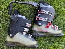 SALOMON Energyzer 90 Black & Red Ski Boots Men’s Size 26 Pre-Owned