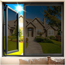 Coavas One Way Window Privacy Film Reflective Window Tint For Home See Out Not