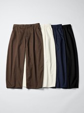 Uniqlo :C Barrel Pants 484875 XS-4XL Wide Fit Casual Brown Off White Black Navy