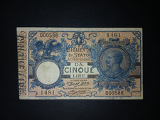 5 lire biglietto di stato 23.9.1914 1481-000586