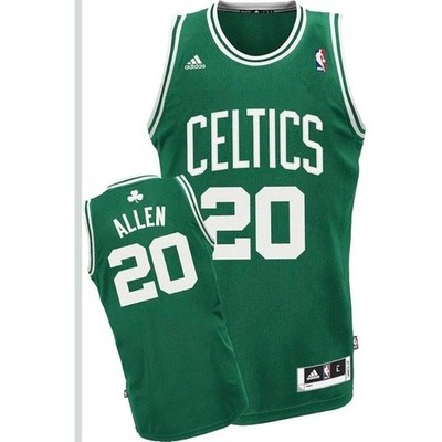 Adidas Boston Celtics Ray Allen #20 NBA Swingman Jersey Green XXL Length +2