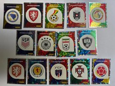 Panini FIFA World Cup 2026 Stickers 14 Foil Badges in lot - No Duplicates