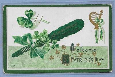 VINTAGE POSTCARD ST PATRICKS DAY POSTED 1913 SP8