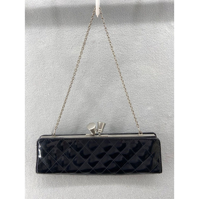 ◇SONDRA ROBERTS CHAIN CLUCH BAG Sondra Roberts Sequine Back Silver Gold Chain Strap Clutch Purse