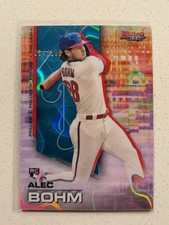 2021 Bowman's Best Alec Bohm Aqua Lava Refractor /199! Phillies!