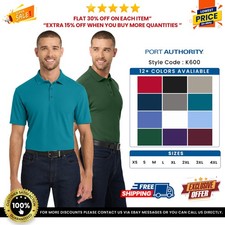 Port Authority K600 Men's 100 Spun Polyester EZPerformance Pique Polo