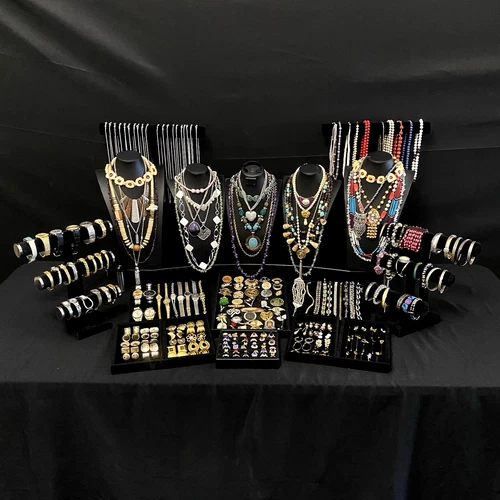 242 pc Antique Vintage Estate Costume Jewelry Some Signed. Lot 704