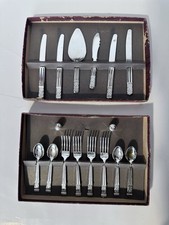 Vintage Banner Metaltone Junior Tableware Set Complete And Unused