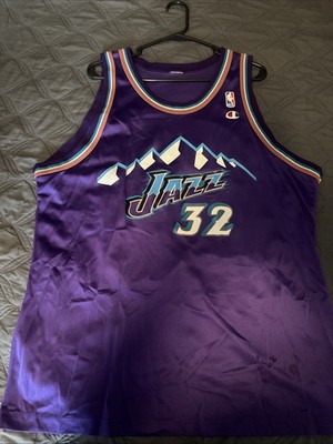 Karl Malone Utah Jazz Purple Mountains NBA Jersey