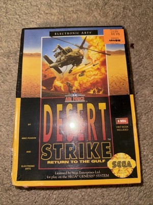 Desert Strike   Return To The Gulf   Sega Genesis New (C-4)