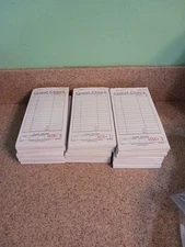 Guest Check Receipt Books  1 Part 50 per book 15 Books 750 Total