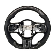 Real Carbon Leather For 08-15 Mitsubishi Evolution X Steering Wheel Evo 10 Real Carbon Leather For 08-15 Mitsubishi Evolution X Steering Wheel Evo 10