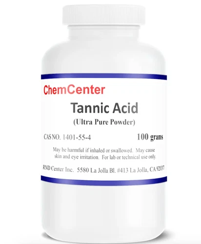 Tannic Acid, Ultra Pure, Powder, 99% min.,  100 grams