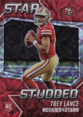 Trey Lance #SS-23 2021 Panini Rookies & Stars Star Studded Red Scope