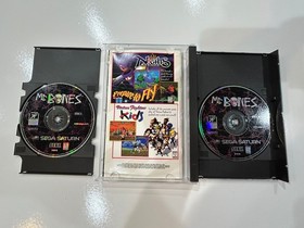 Mr. Bones (Sega Saturn, 1996) CIB Complete w Manual + Reg Card + Foam NR MINT