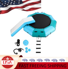  Inflatable Water Trampoline for Lake  Pool   Fun Floating Bouncer, Includes R