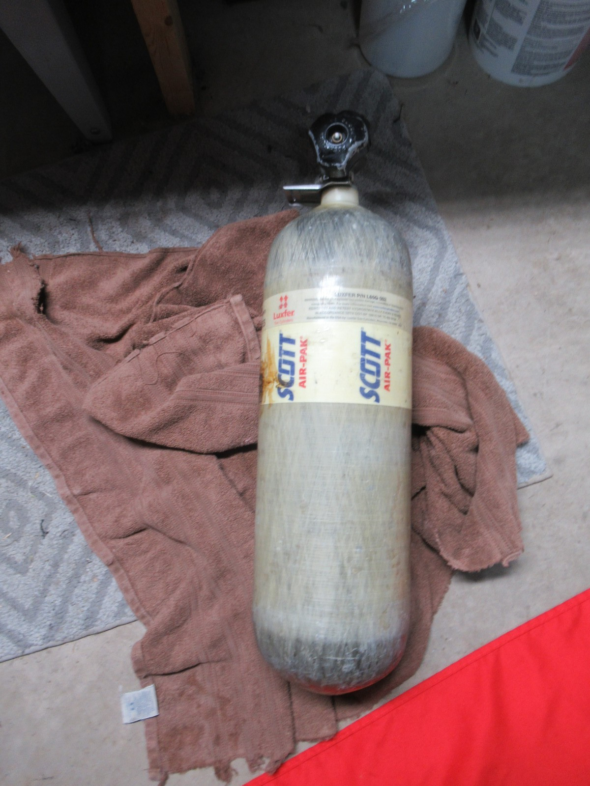 SCOTT 4500PSI 45 Min SCBA Bottle Tank Cylinder CGA347 valve Paintball Air gun