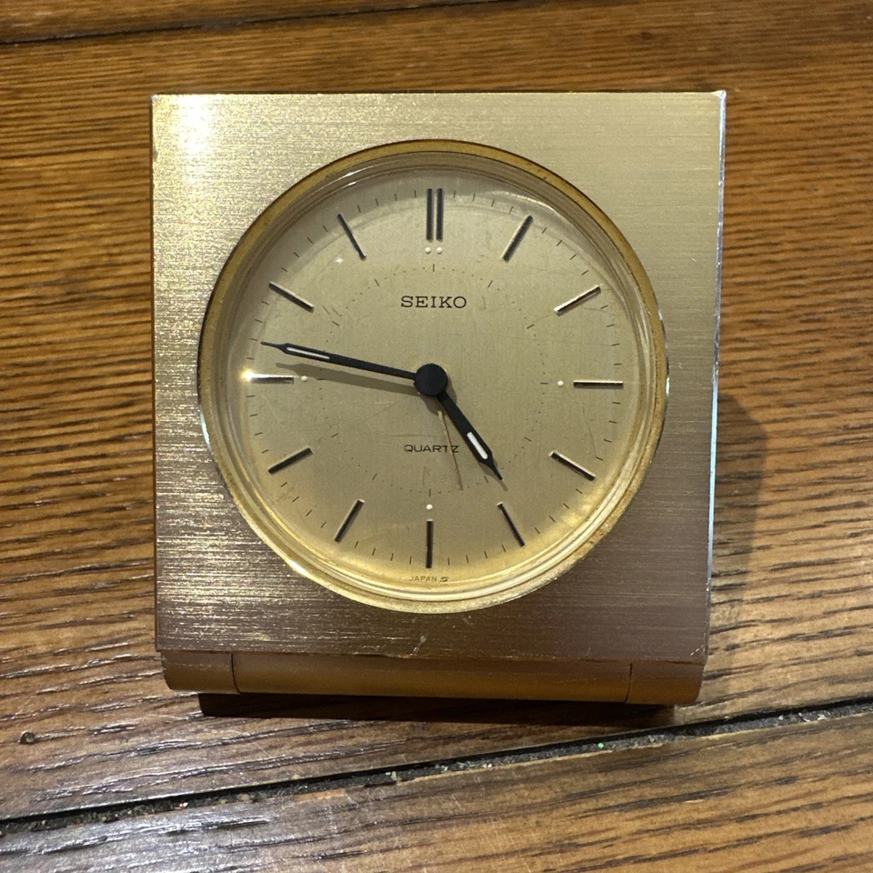 Seiko 15k Table Clock Watch - Image 3 of 4