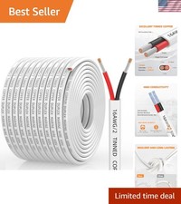 Oxygen-Free Tinned Copper Marine Wire - 100FT 16 AWG Waterproof Electrical Cable