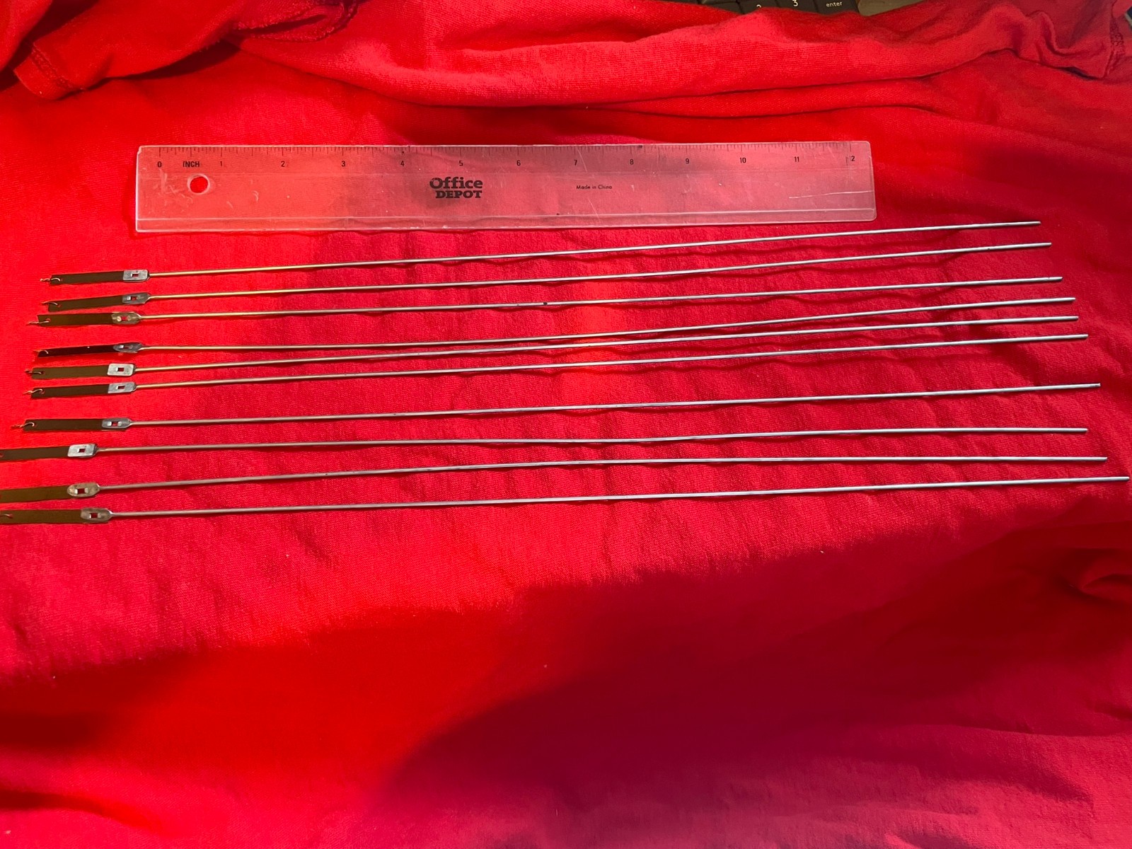 NEW 10 PCS PENDULUM ROD SUSPENSION SPRING 17" LONG FOR MOST AMERICAN CLOCKS