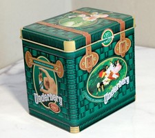 Underberg Blechdose Vintage 2003 Sammlerstück 11cm Grün Inhalt vollständig