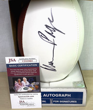 Minnesota Vikings Alan Page Autographed Football NFL Wilson JSA Authenticated